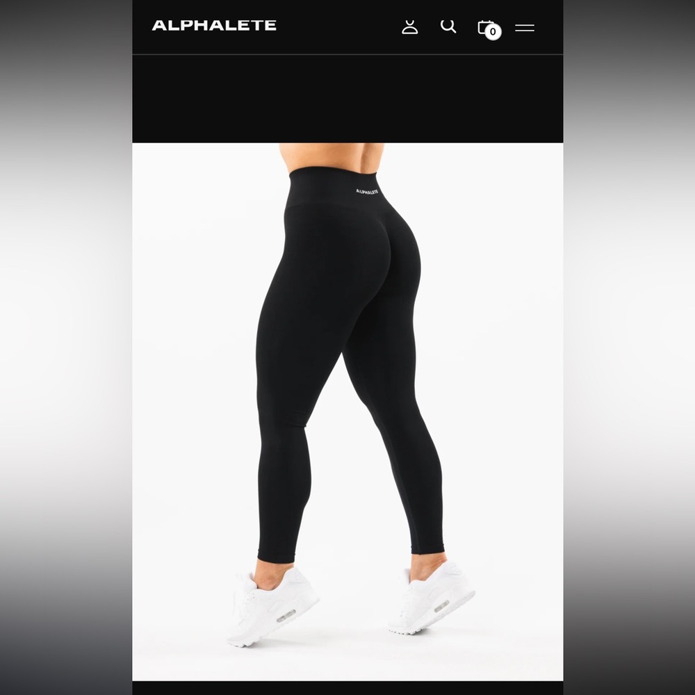 Alphalete Jet Black Women's Leggings